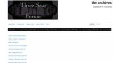 Desktop Screenshot of forum.three-seas.com